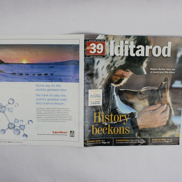 Iditarod Race Anchorage Alaska Daily News 2011 Special Section
