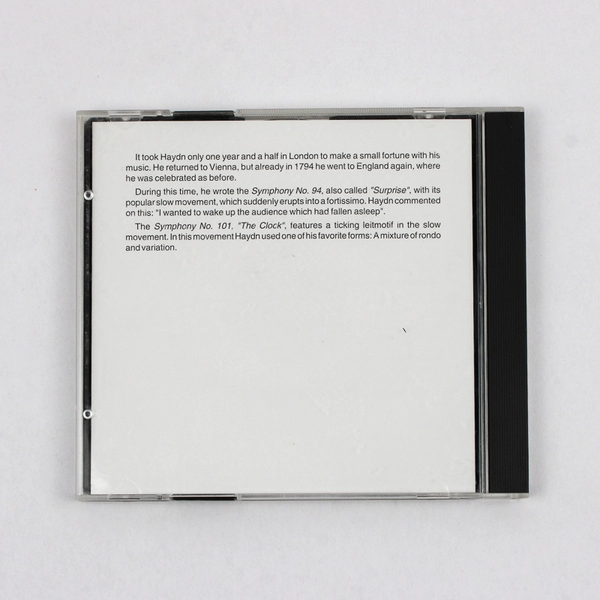 Vienna Series Joseph Haydn: Symphonies 99 & 101 Clock 94 Surprise 2x CDs 1990