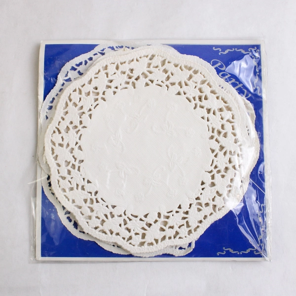 Lot of 4 Paper Party Doilies Assorted Sizes and Designs