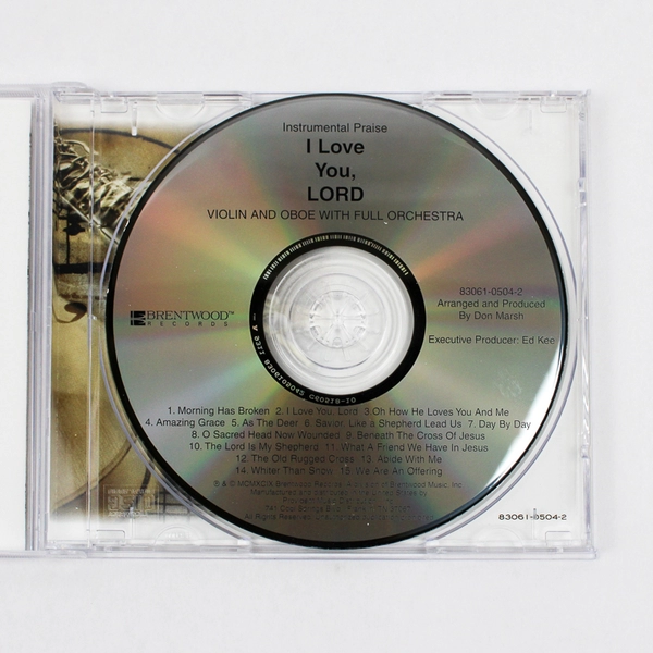 Various Artists: I Love You Lord Instrumental Praise CD