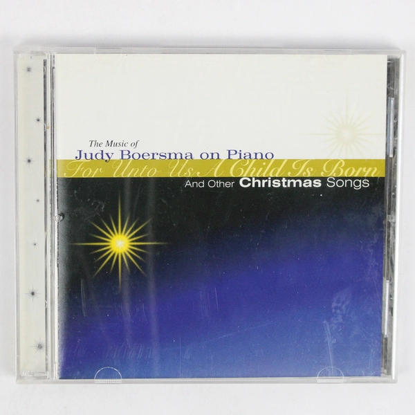 The Music Of Judy Boersma On Piano CD Christmas Songs 1998