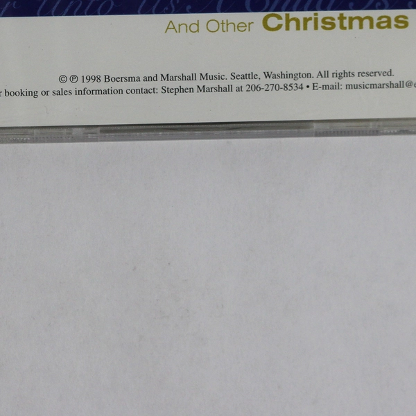 The Music Of Judy Boersma On Piano CD Christmas Songs 1998