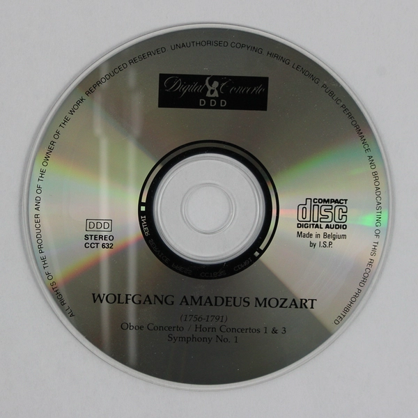 Mozart Oboe & Horn Concertos Symphony # 1 1988 Classical Music CD