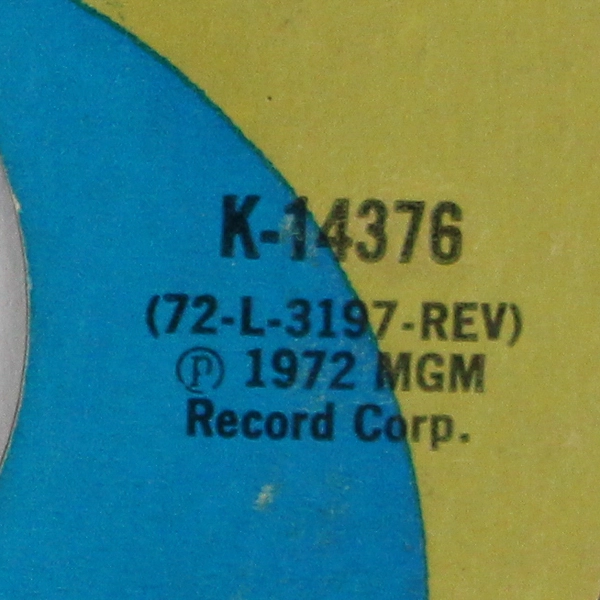 Little Jimmy Osmond Long Haired Lover from Liverpool 45 RPM 7" 1972