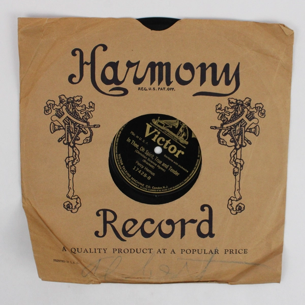 In Thee, Oh Spirit, True and Tender Percy Hemus 78 RPM 10" Record