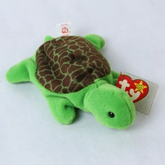 Ty Beanie Babies Speedy 1993 Green Turtle With Ear Tag Error 1994 Style #4030