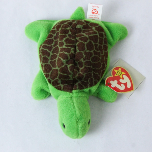 Ty Beanie Babies Speedy 1993 Green Turtle With Ear Tag Error 1994 Style #4030