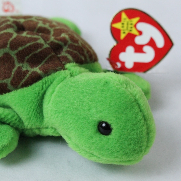 Ty Beanie Babies Speedy 1993 Green Turtle With Ear Tag Error 1994 Style #4030