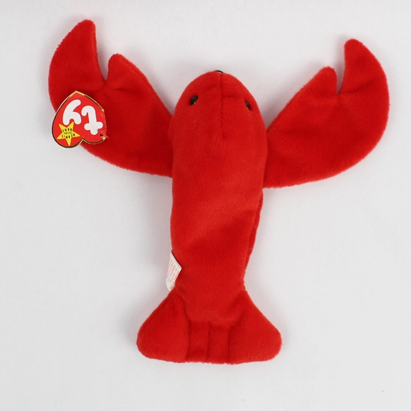 TY Beanie Baby Pinchers 1993 Red Lobster With Tag Plush Toy Style #4026