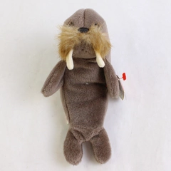 Ty Beanie Babies Jolly 1996 Brown Walrus With Tag Plush Toy Style #4082