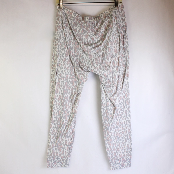 Nine West Women’s Cheetah Print Pajama Pants Size Large Cozy Lounge Sleepwear