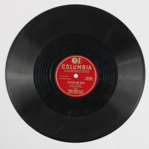 Daddy-O Dinah Shore 78 RPM Record 10" Columbia 1948