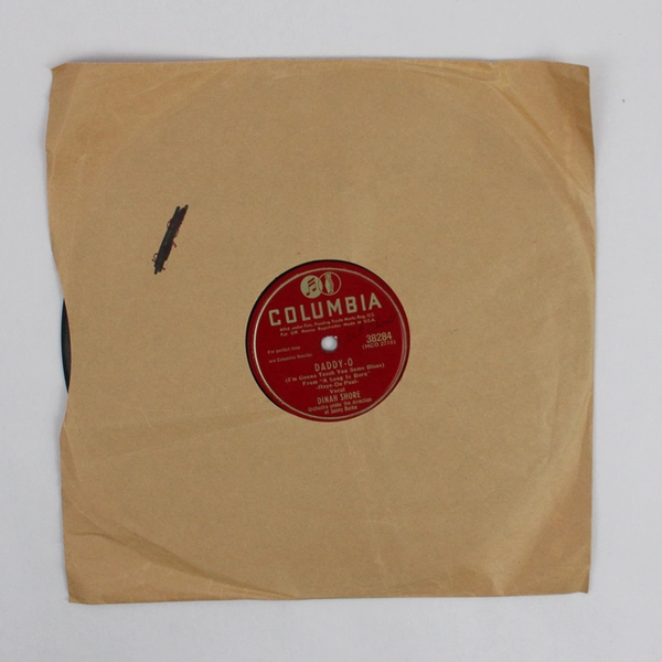 Daddy-O Dinah Shore 78 RPM Record 10" Columbia 1948