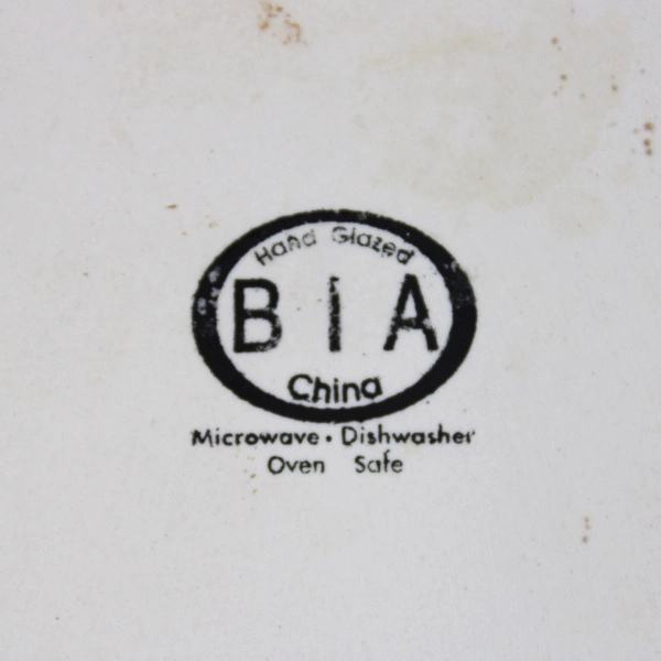 Set of 2 BIA Cordon Bleu Quiche/Brulee Dish White/Brown 4.5" Square 1" Tall