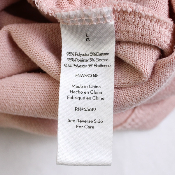 Nine West Women’s Sleepwear Top Long Sleeve Pink Size Large