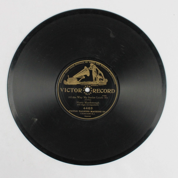 Harry Macdonough All The Way My Savior Leads Me 10" 78 RPM 1905 Victor