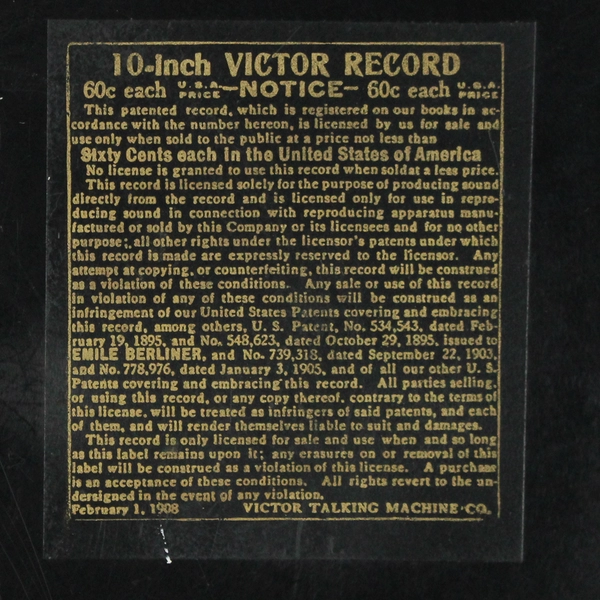 Harry Macdonough All The Way My Savior Leads Me 10" 78 RPM 1905 Victor