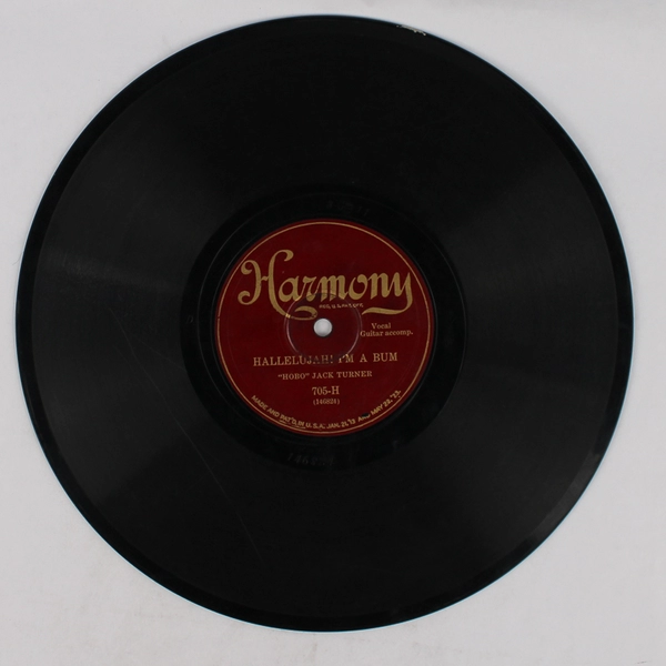 Hallelujah! I'm A Bum/The Bum Song 78 RPM Record1923 Harmony Records
