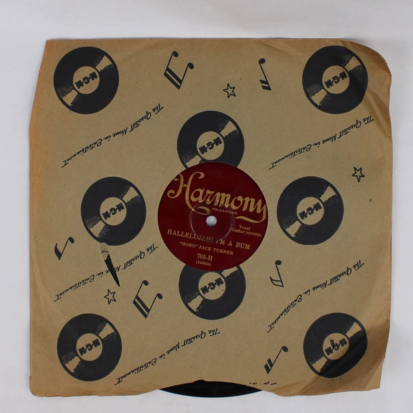 Hallelujah! I'm A Bum/The Bum Song 78 RPM Record1923 Harmony Records