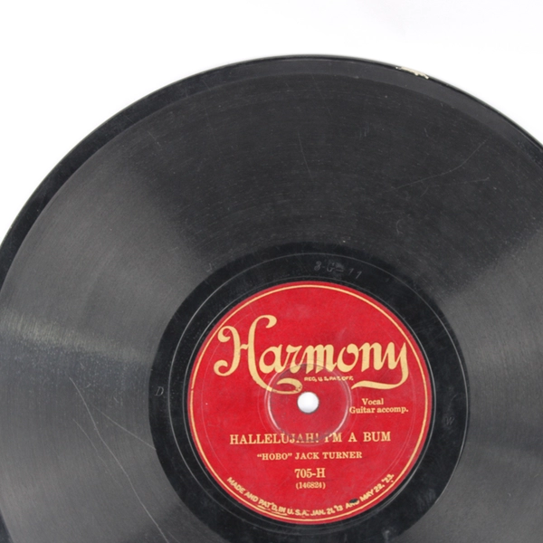 Hallelujah! I'm A Bum/The Bum Song 78 RPM Record1923 Harmony Records