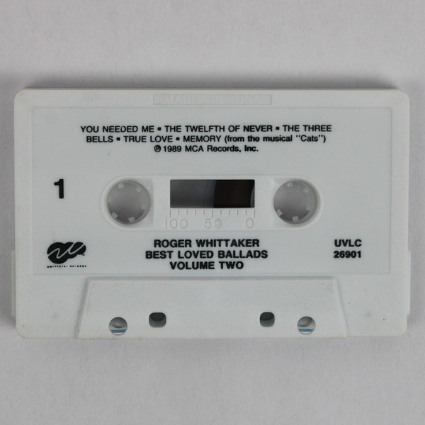 Roger Whittaker-Best of Love Ballads Volume One 1989 Cassette