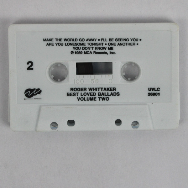 Roger Whittaker-Best of Love Ballads Volume One 1989 Cassette