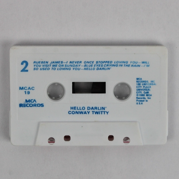 Hello Darlin' Conway Twitty 1980 MCA Records Cassette Tape