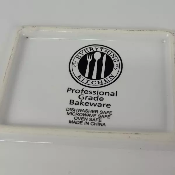 Everything Kitchen 3 Qt. Rectangular Bake and Serve Dish Professional Grade