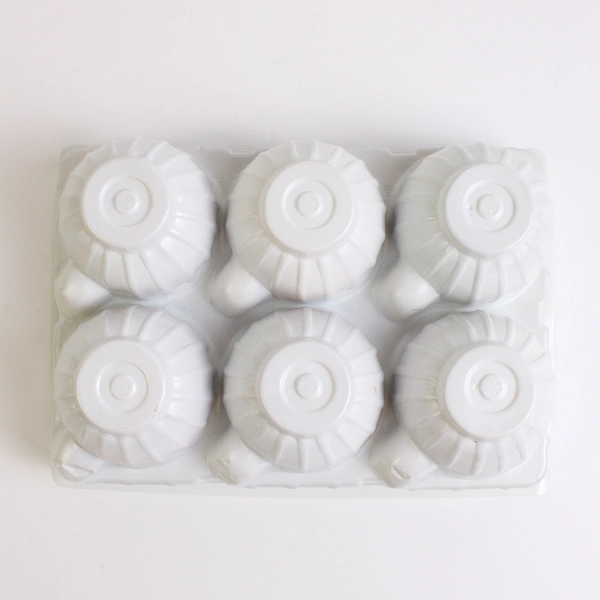 Lot Of 6 Handmade Glass Ball Hanging Christmas Ornaments Dark Green/Dark Purple