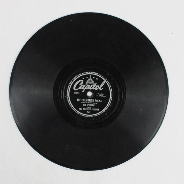 Tex Williams Rose Of The Alamo/California Polka 78 RPM Record Capitol