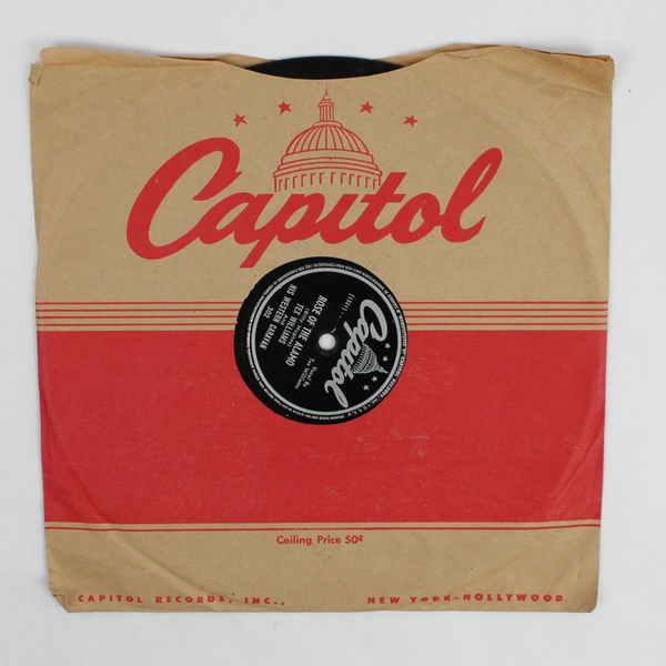 Tex Williams Rose Of The Alamo/California Polka 78 RPM Record Capitol