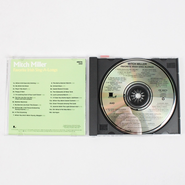 Favorite Irish Sing-A-Longs by Mitch Miller (CD, 1992)