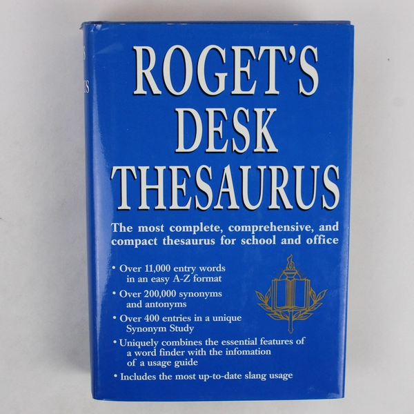 Roget's Desk Thesaurus by RH Disney Staff and Webster Staff 1996 Hardcover