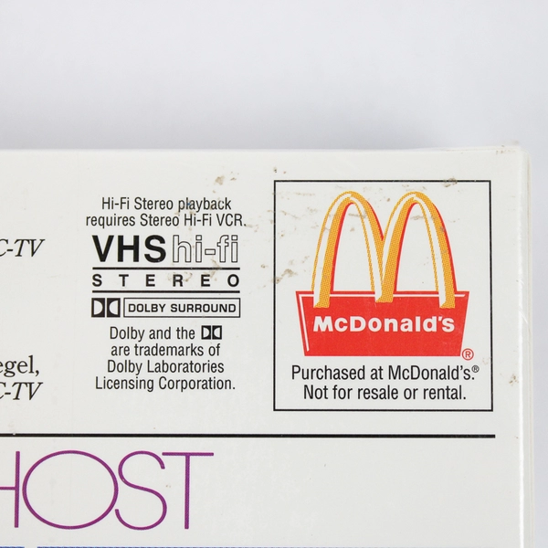 Ghost 1991 VHS Movie Romantic Thriller Classic Film Tape