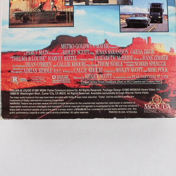 Thelma & Louise (VHS, 1992, Contemporary Classics)