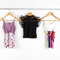 Mixed Lot of 3 Shein Girls' Clothes Size 9 Years Shirt Rompers