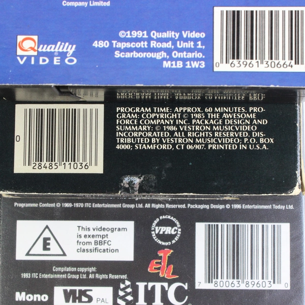 Lot of 3 Engelbert Humperdinck Live VHS Tapes