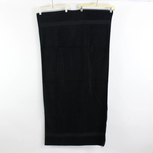 Lot Of 5 Turkish Elegance Solid Black Bath Towel, Washcloth & 3 Hand Towels