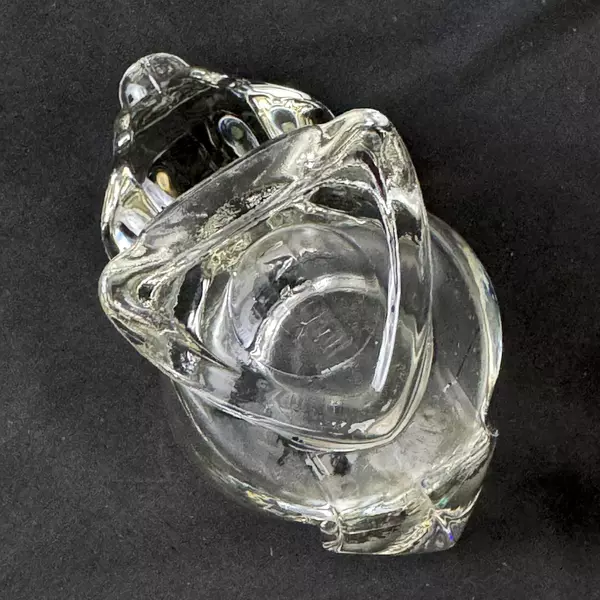 Avon Squirrel Clear Glass Votive or Tealight Candle Holder