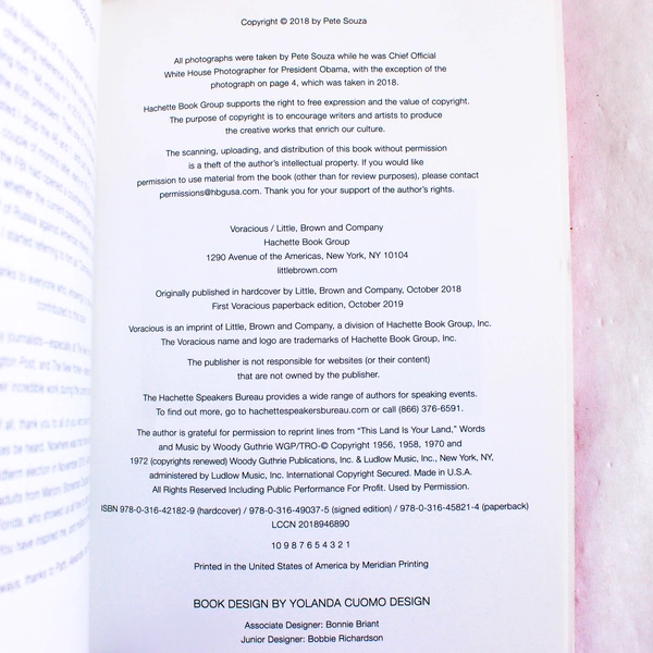 Shade : A Tale of Two Presidents by Pete Souza 2019 Trade Paperback