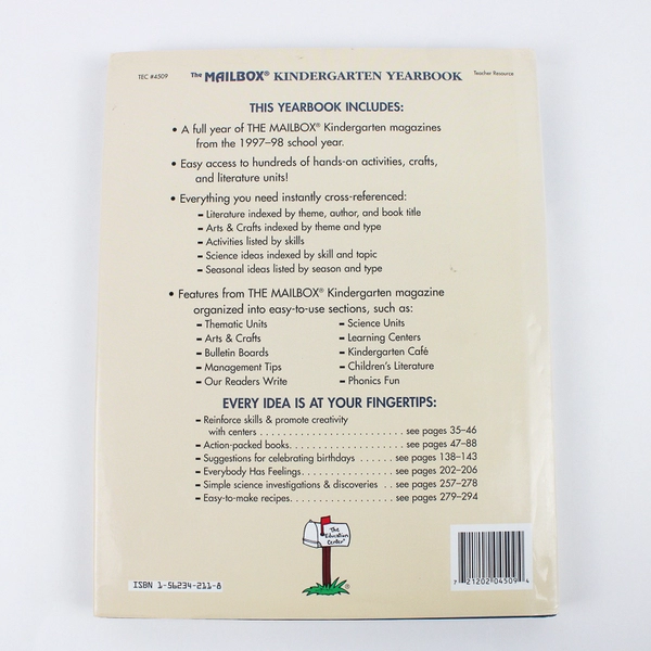 The Mailbox 1997-1998 Yearbook Kindergarten For Teachers 1998 Hardcover DJ
