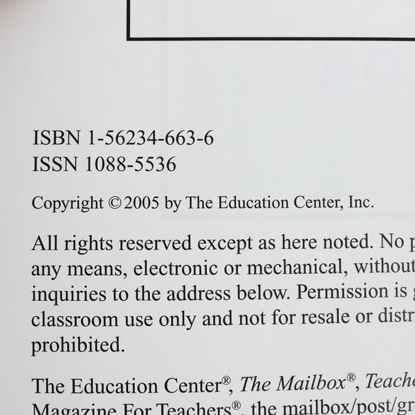The Mailbox 2004-2005 Yearbook Preschool For Teachers 2005 Hardcover DJ