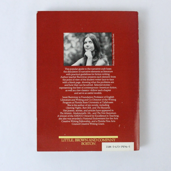 Writing Fiction by Janet Burroway - Narrative Craft Guide, 1987 Paperback