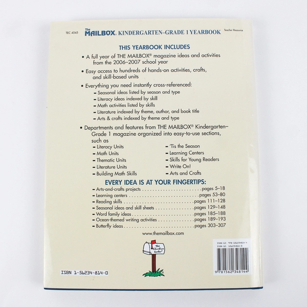 The Mailbox 2006-2007 Yearbook Kindergarten - Grade 1 For Teachers 2007 HC DJ