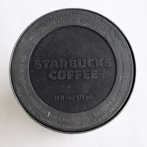 Starbucks Thermal Coffee French Press Tumbler Travel Metal Blue/Black