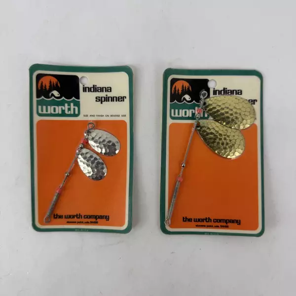Lot Of 2 Worth Indiana Double Spinners Sizes 4 And 6 NIP