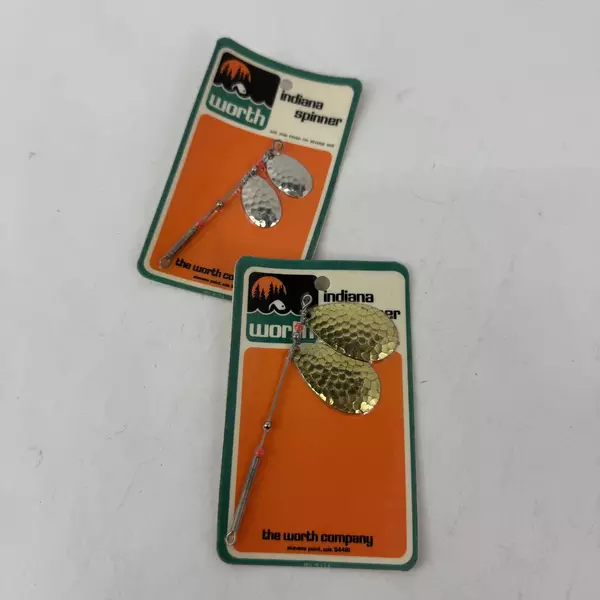 Lot Of 2 Worth Indiana Double Spinners Sizes 4 And 6 NIP
