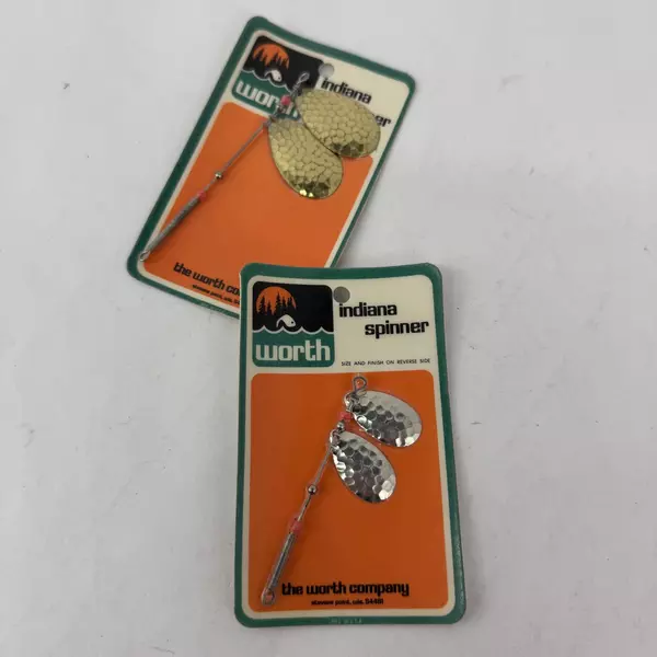 Lot Of 2 Worth Indiana Double Spinners Sizes 4 And 6 NIP