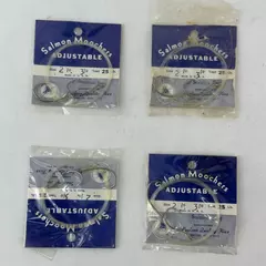Lot of 4 Paulsen No 2 And 3 Adjustable Salmon Leaders 25 Pound Test