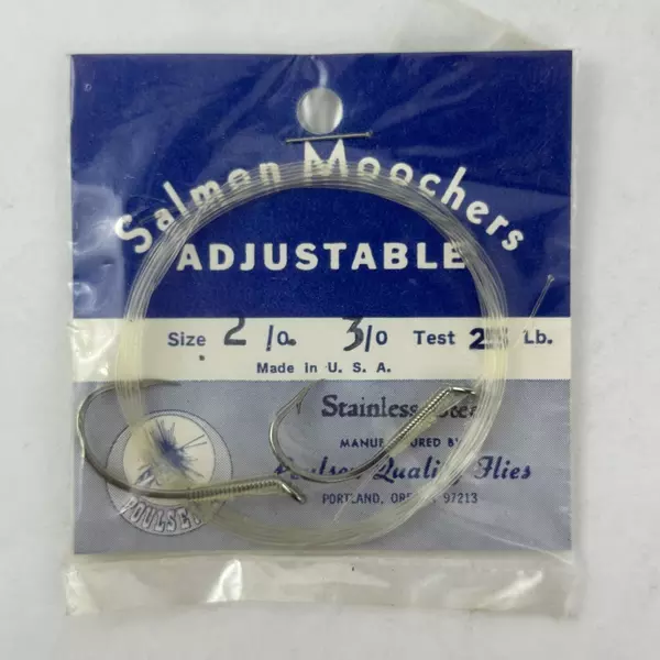 Lot of 4 Paulsen No 2 And 3 Adjustable Salmon Leaders 25 Pound Test